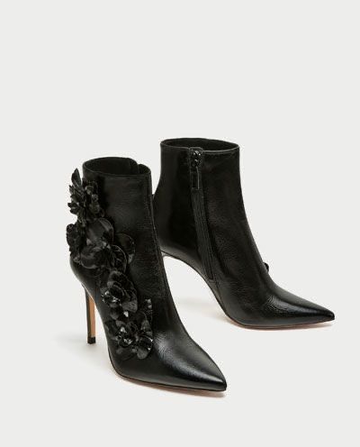 Botine Zara, piele, 37, noi cu eticheta