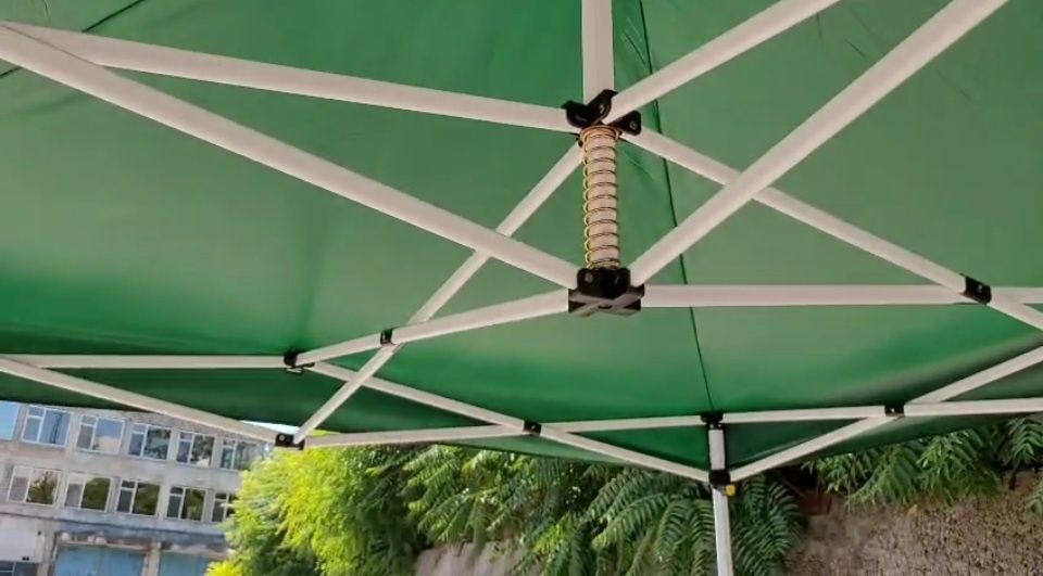 Pavilion cort pliabil hexagonal 3m x 3m Calitate