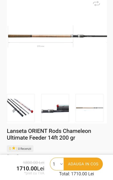 Lanseta feeder pt distanta Orient Cameleon