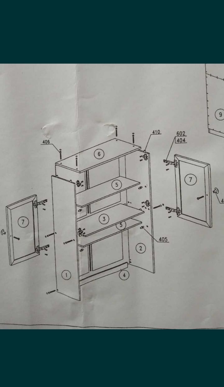 Шкаф новый с рисунком МДФ пр-во Россия запечатанный в упаковке
