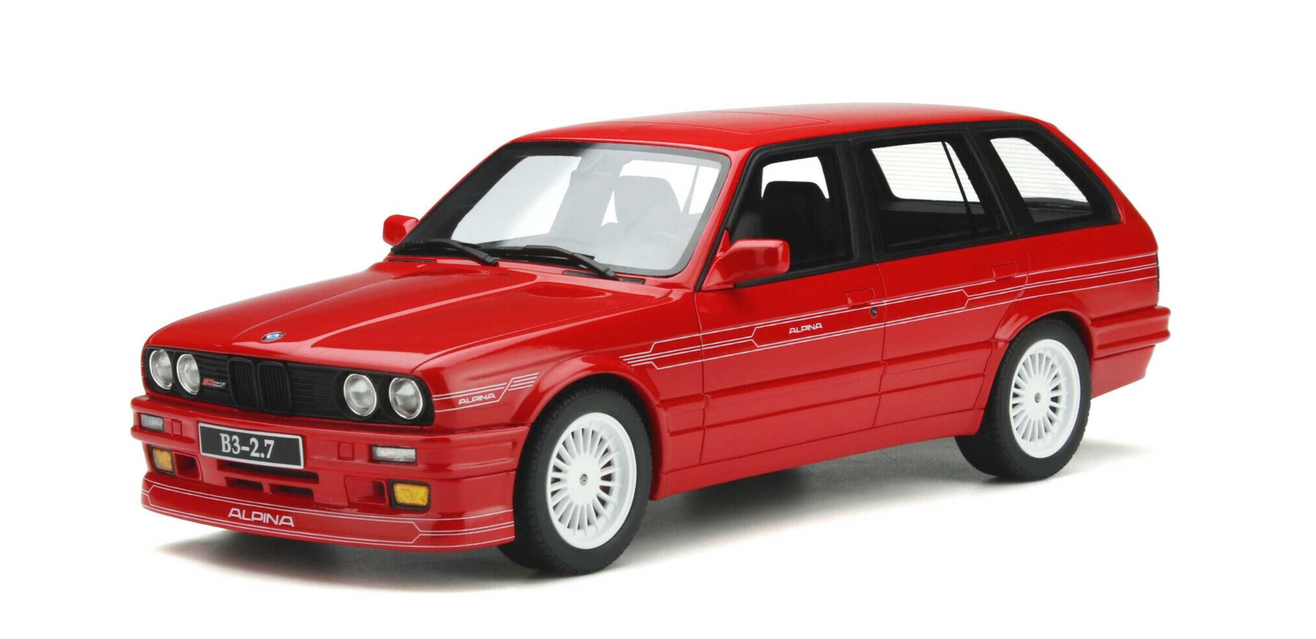 Vand macheta BMW E30 Alpina B3 Touring 2.7 Red - Otto mobile 1:18