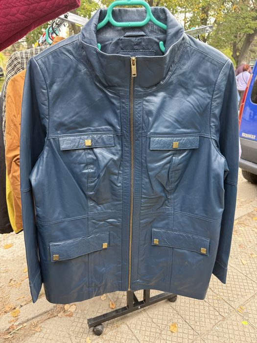 Кожено мъжко яке