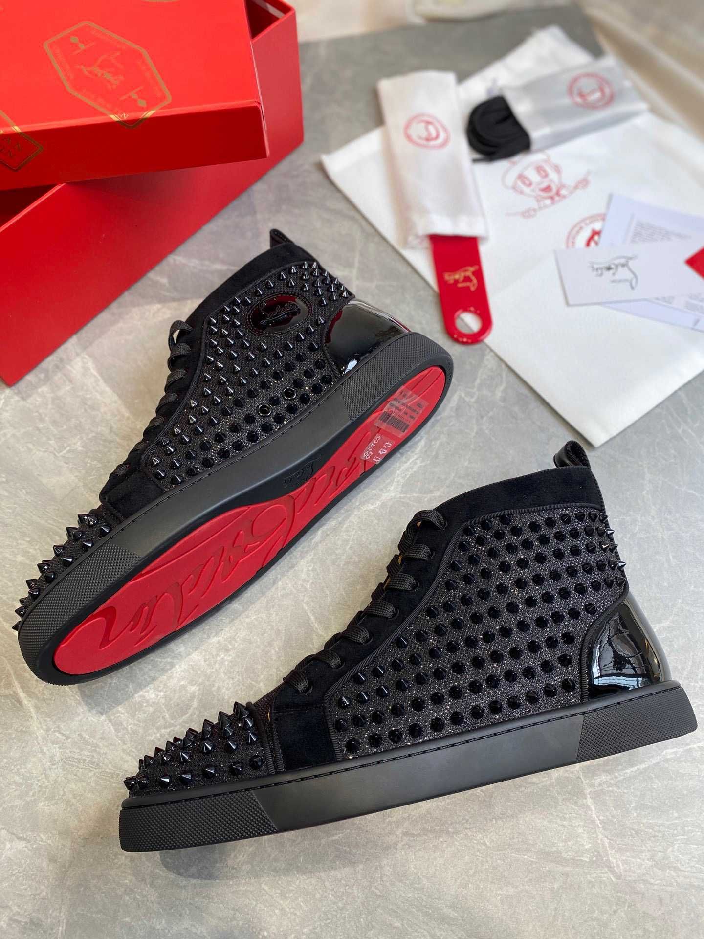 Adidasi Christian Louboutin High - Premium