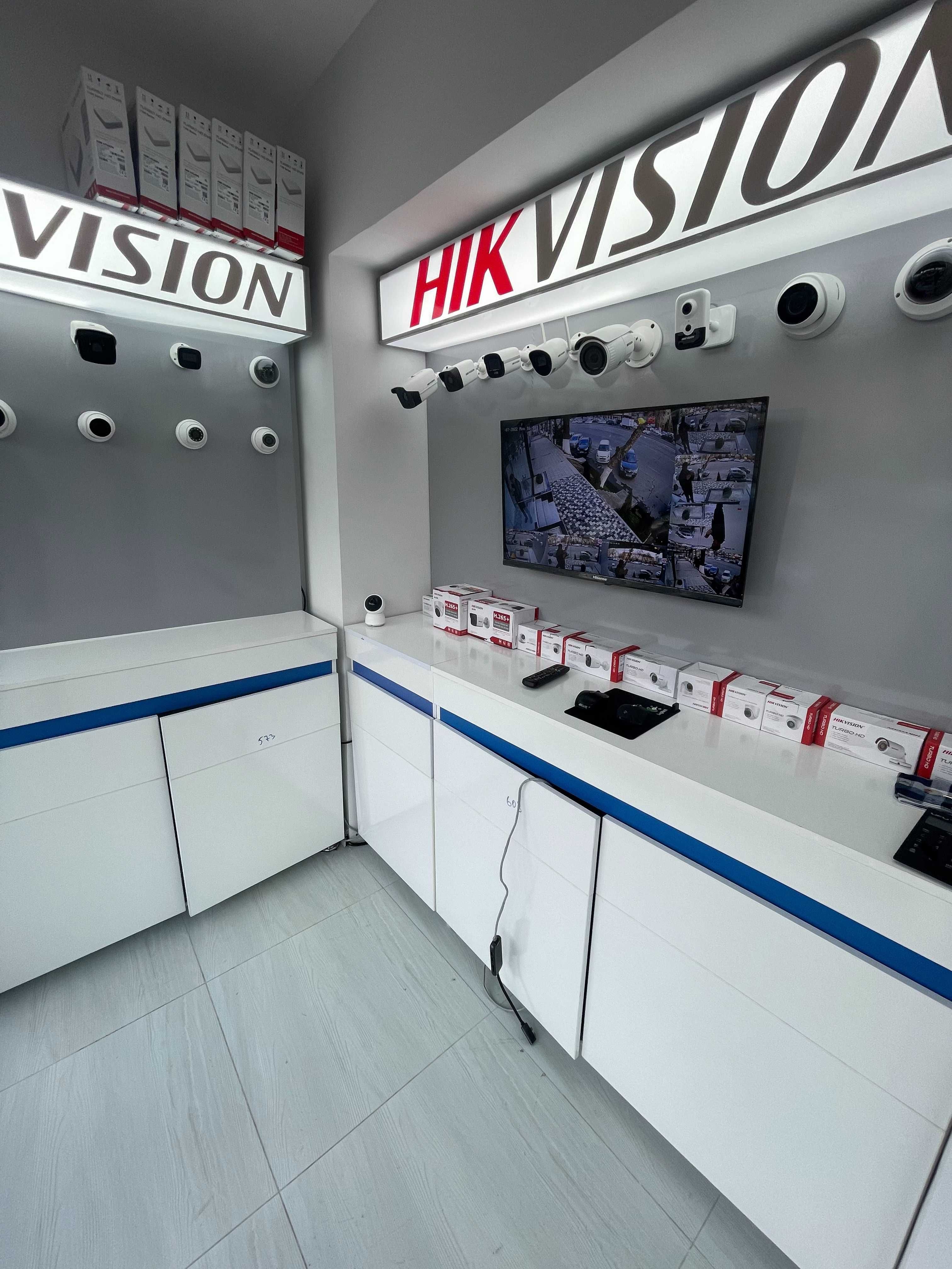 АКЦИЯ Камеры видеонаблюдения 4 штук Hikvision комплект