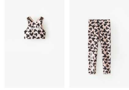 Set colanti + bustiera ZARA Kids (marime XS / S - 164 inaltime)