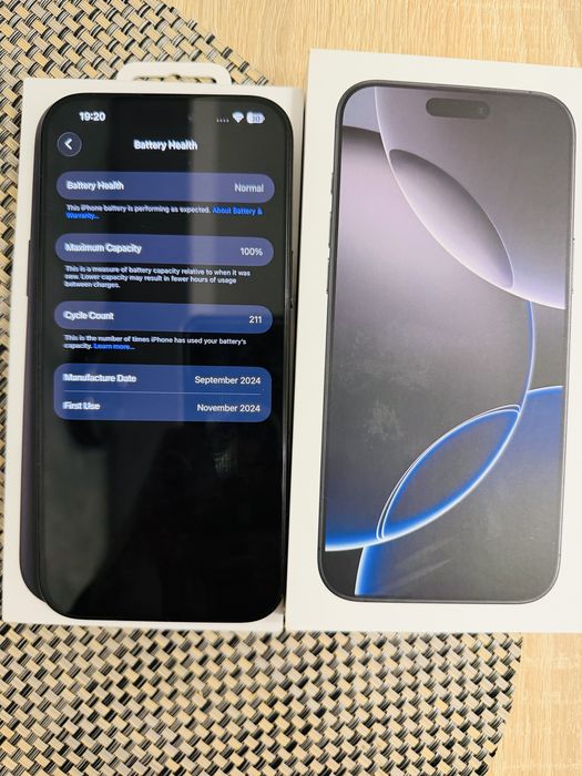 Iphone 16 pro max 256gb black