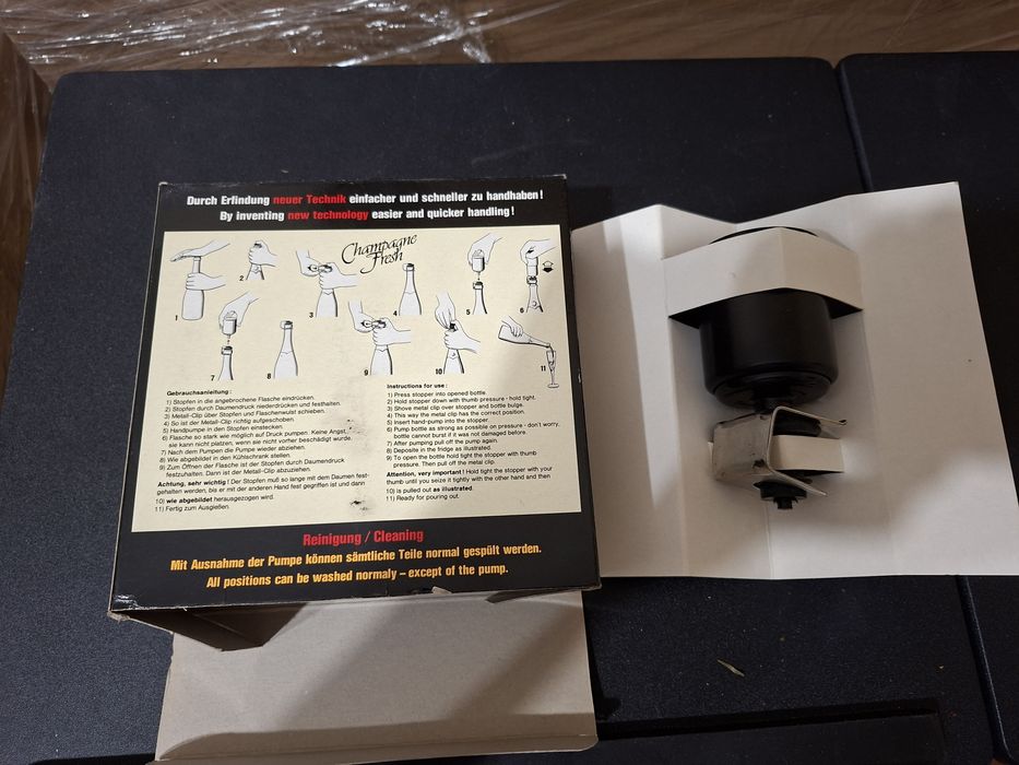 Wecumatic Champagne Fresh – уред за запазване свежестта на шампанско