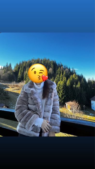 Haina de blana naturala chinchila