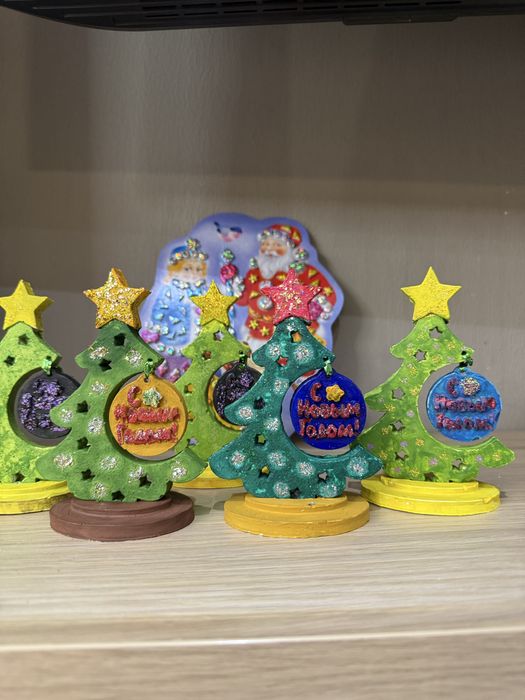 Новогодние Елочки, ручная работа