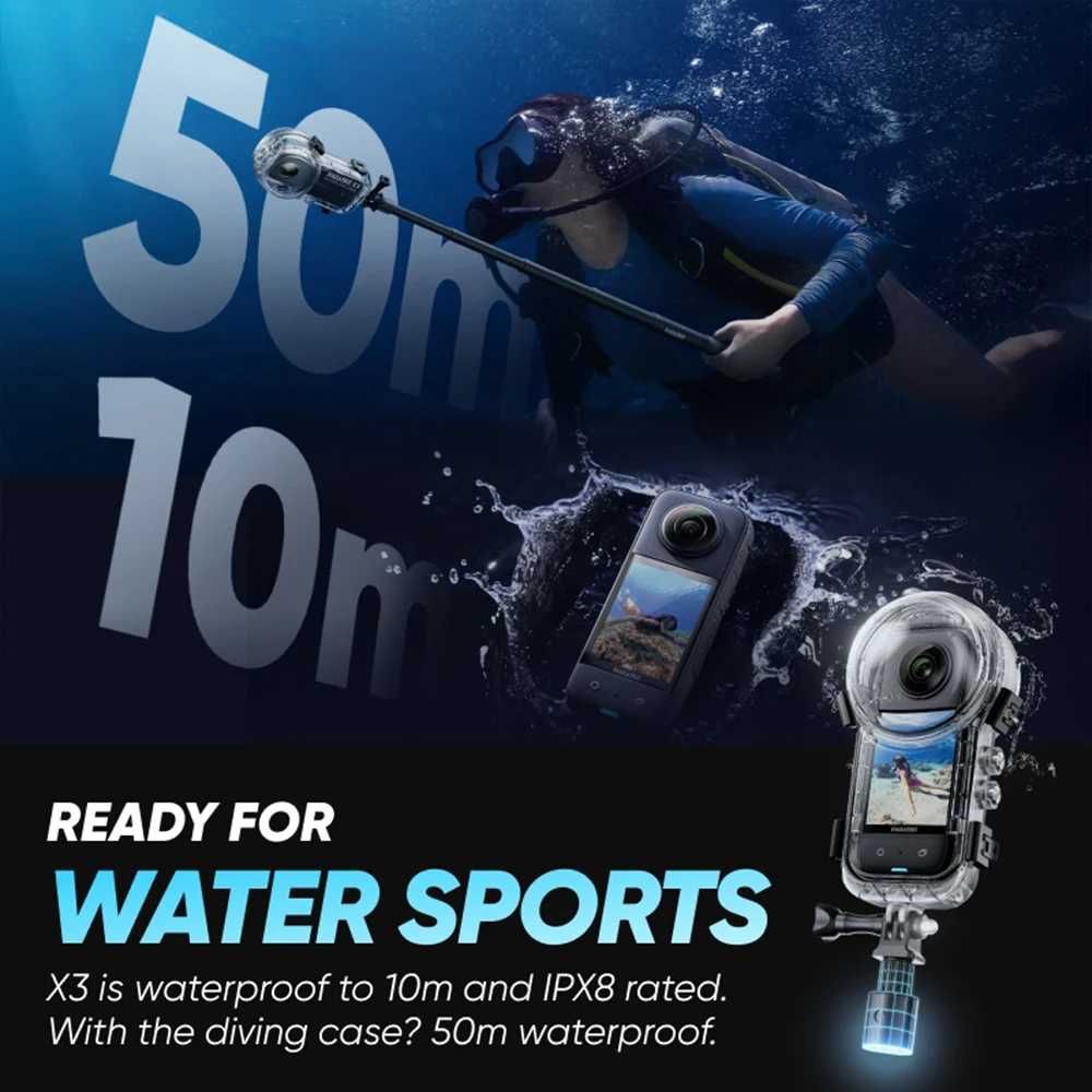Carcasa Insta 360 X3 subacvatica waterproof