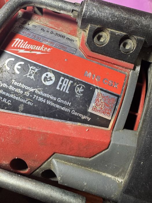 Fierastrau sabie Milwaukee CSX