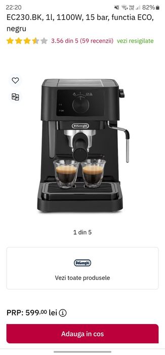 Espressor delonghi stilosa 1100w