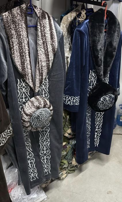 Шапан - искуственный мех (жағалы)