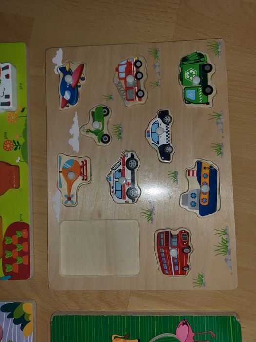 Дървени пъзели за игра