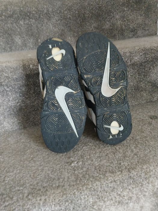 Uptempo nike negru/alb unisex