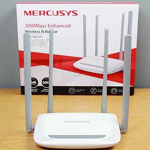 Router wireless Mercusys 300Mbps, 4 porturi 10/100Mbps, 4 antene