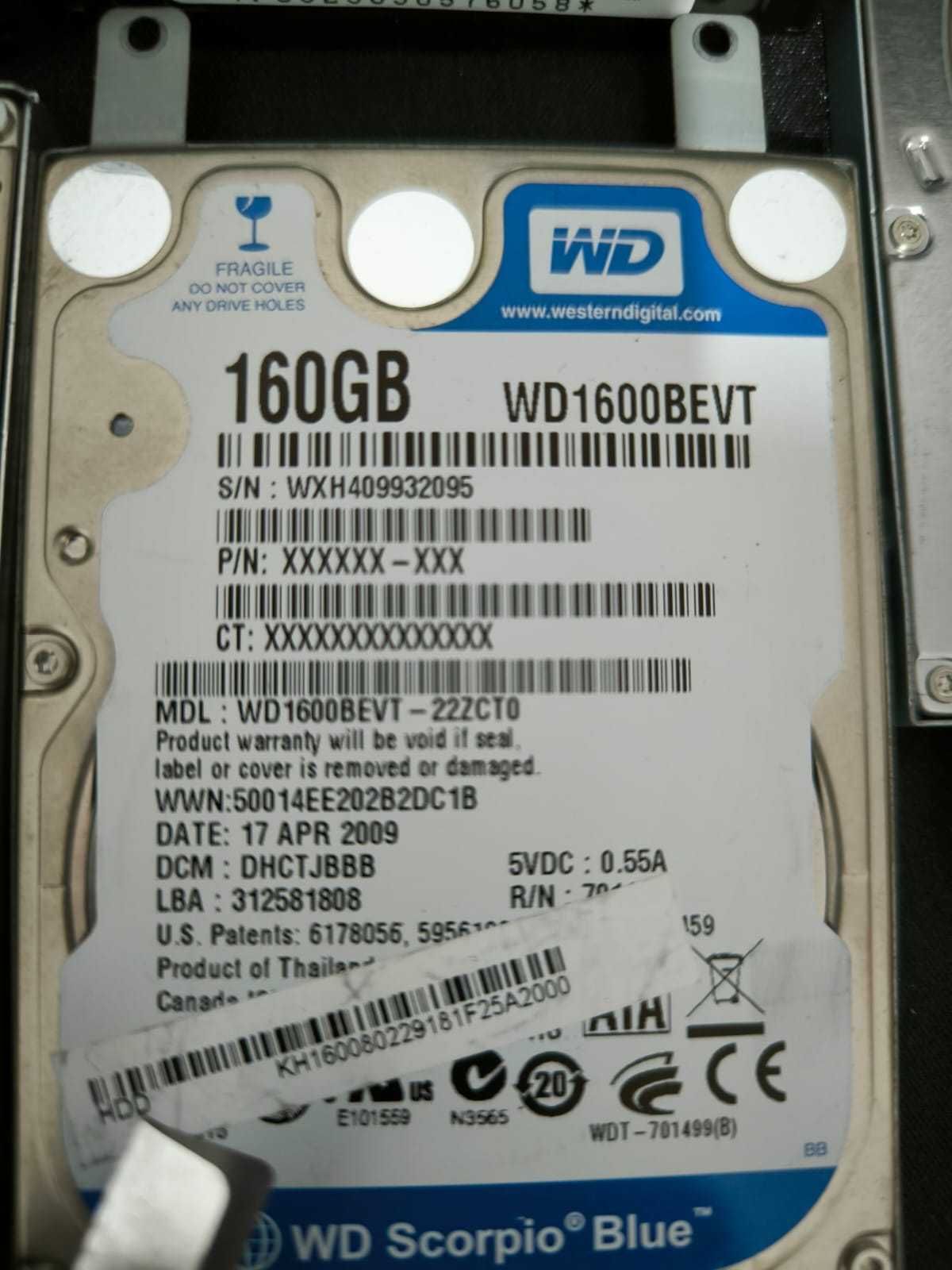 HDD 500 GB 2,5 inch