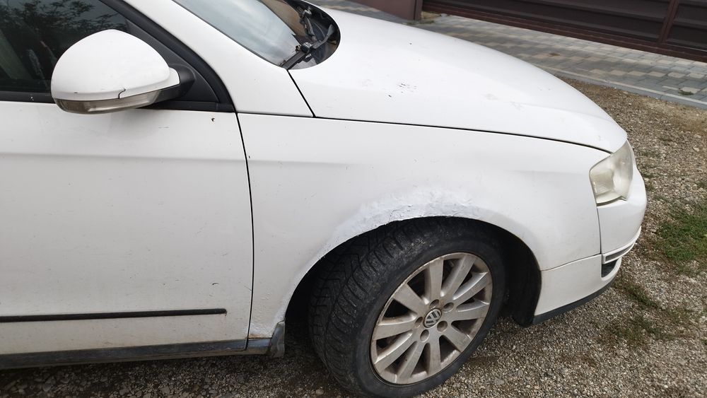 VW Passat cu probleme grave de caroserie