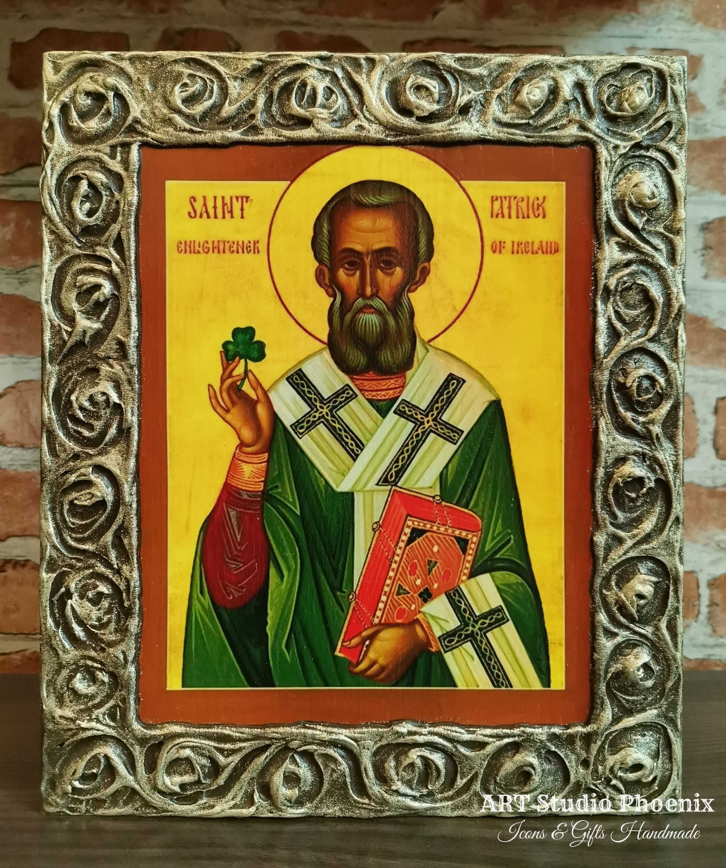 Икона на Свети Патрик icona Saint Patrick