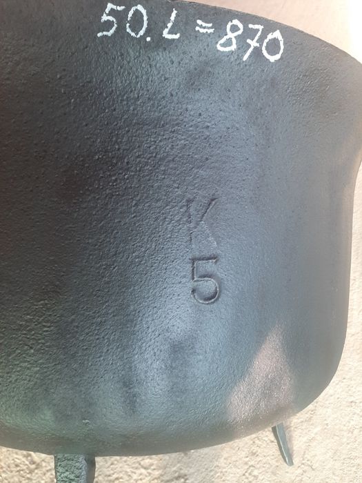 Ceaun vechi fontă tuci
