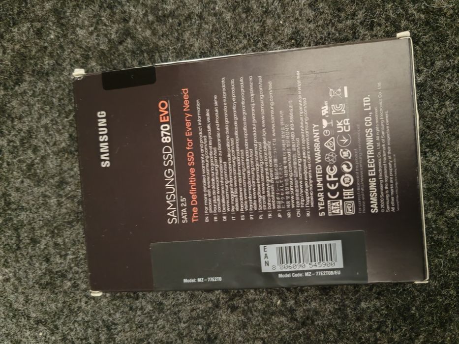 Vand Solid State Drive (SSD) Samsung 870 EVO, 2TB, 2.5"