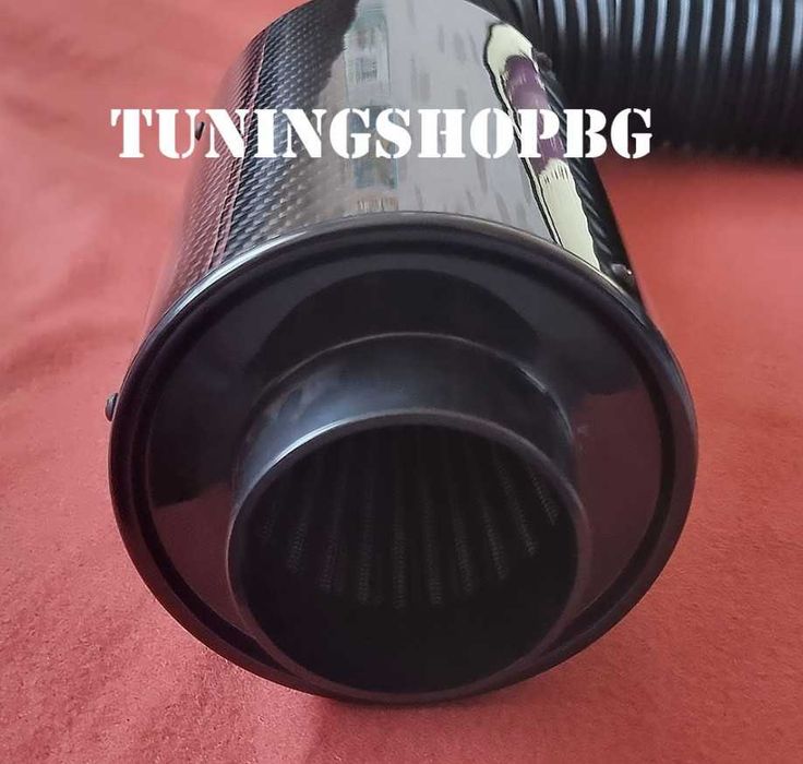 Универсален Колд Интейк Кит Карбон 76 мм с филтър