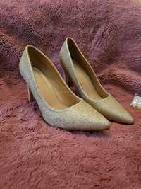 Pantofi dama cu aurii 37