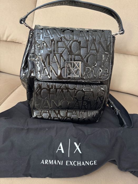 Черна раница Armani Exchange