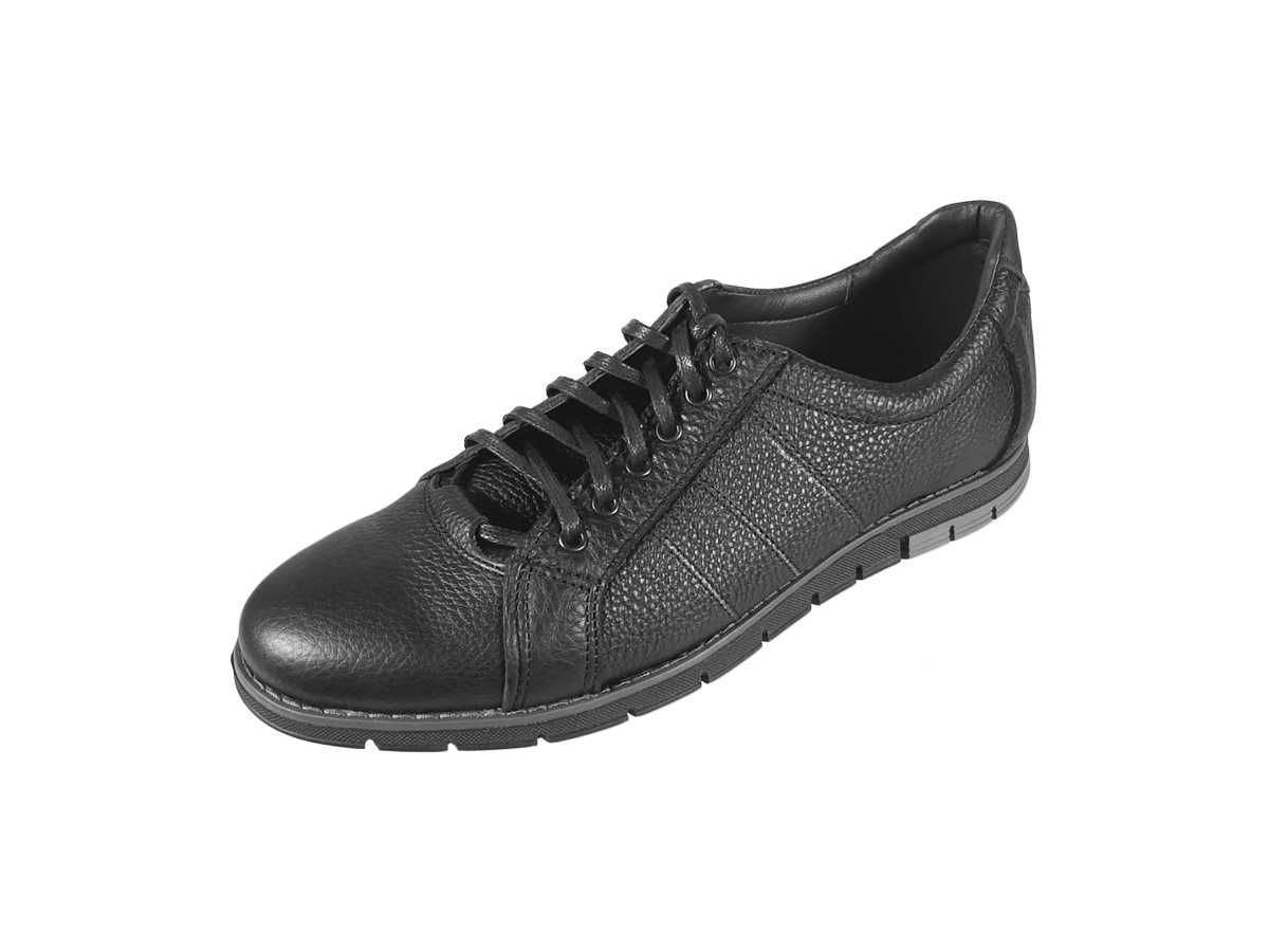 Pantofi casual de barbati din piele naturala Sami Negru marime 41 NOU