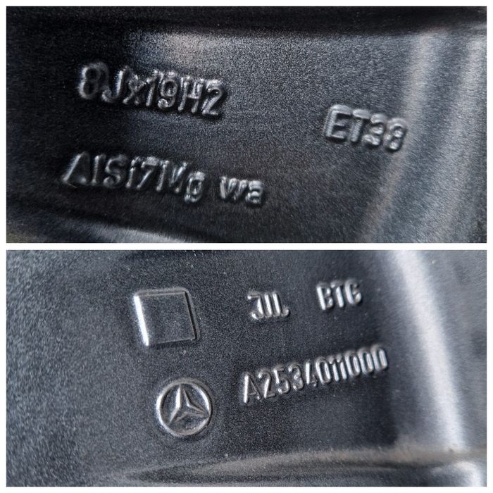 Jante Noi Bi.colore Mercedes Glc anvelope iarna Noi 235 55 19