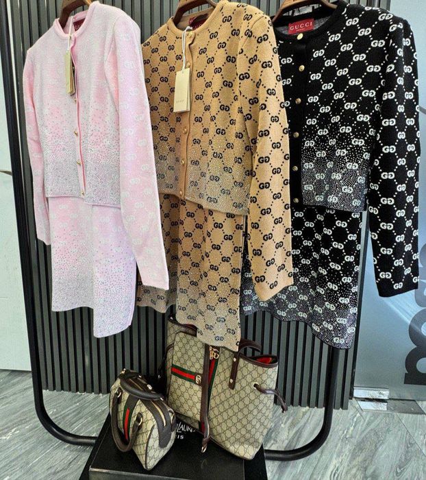 Жилетка+пола с кристали Gucci
