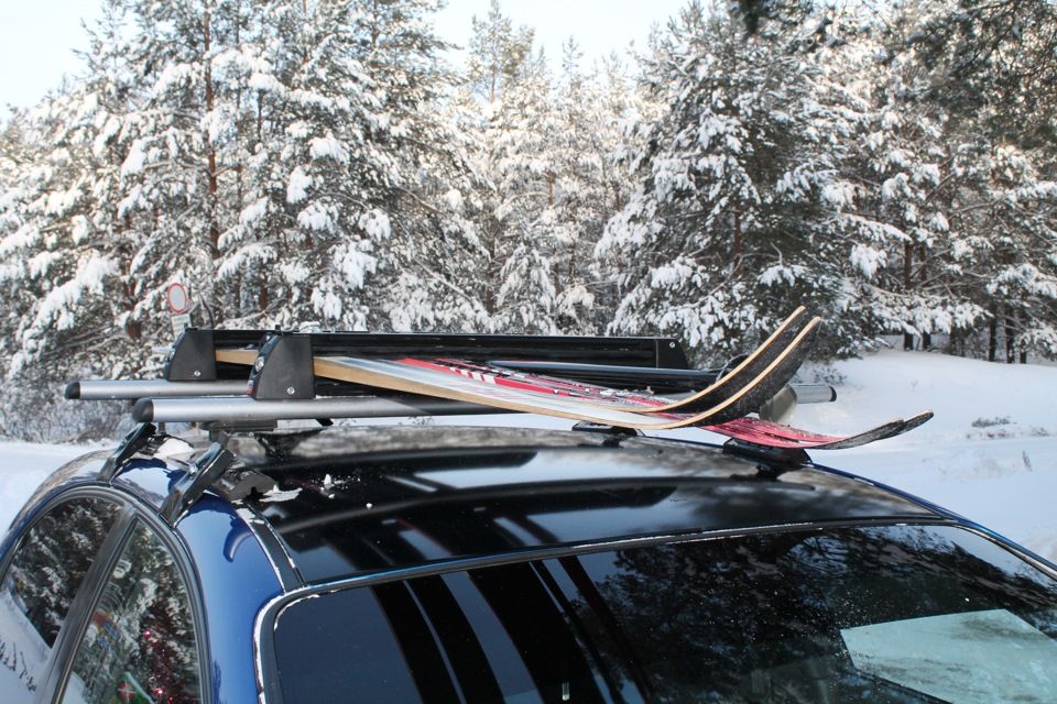 Лыжные крепления, крепление для лыж, сноубордов, на крышу, поперечины