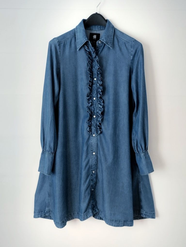 G-star Deline Frill Dress Дамска Рокля