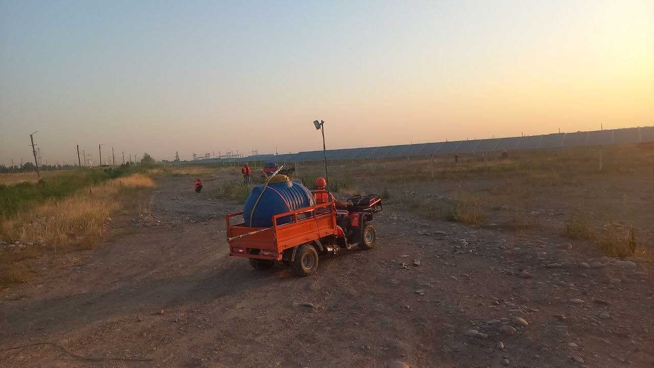 Мойка солнечных панелей