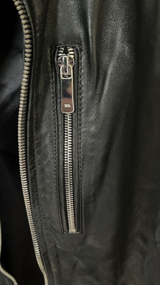 Geaca subtire de piele - Barbati - Zara