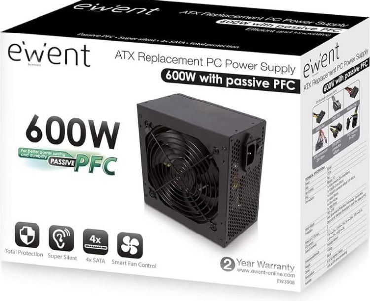Захранване Ewent 600W