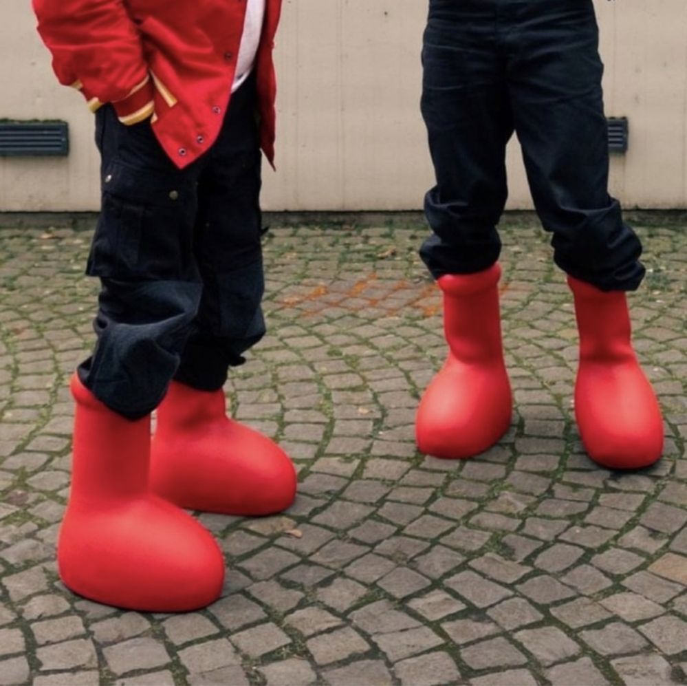 MSCHF big red boots