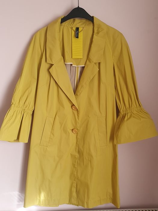 Чисто нов марков шлифер без етикет