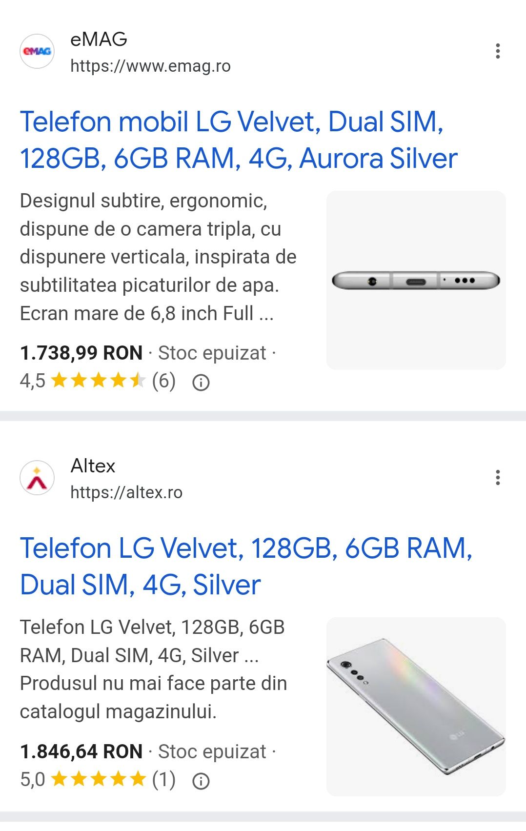 LG Velvet 4g.ca nou