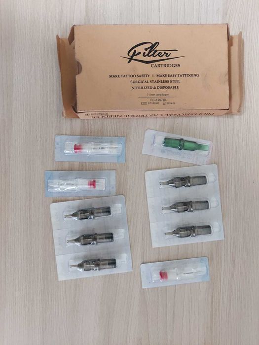 Оборудование и материалы для тату- комплект для начального уровня.