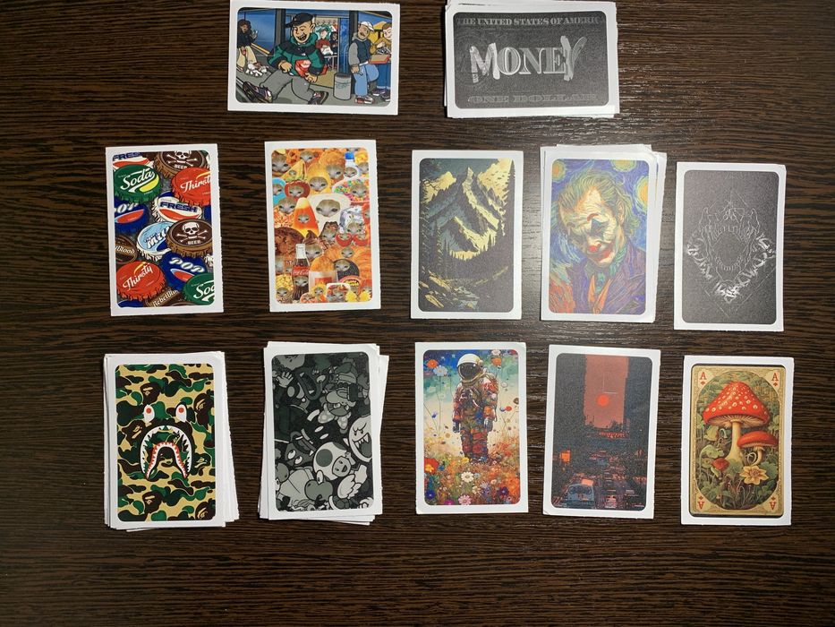 Наклейки на карту