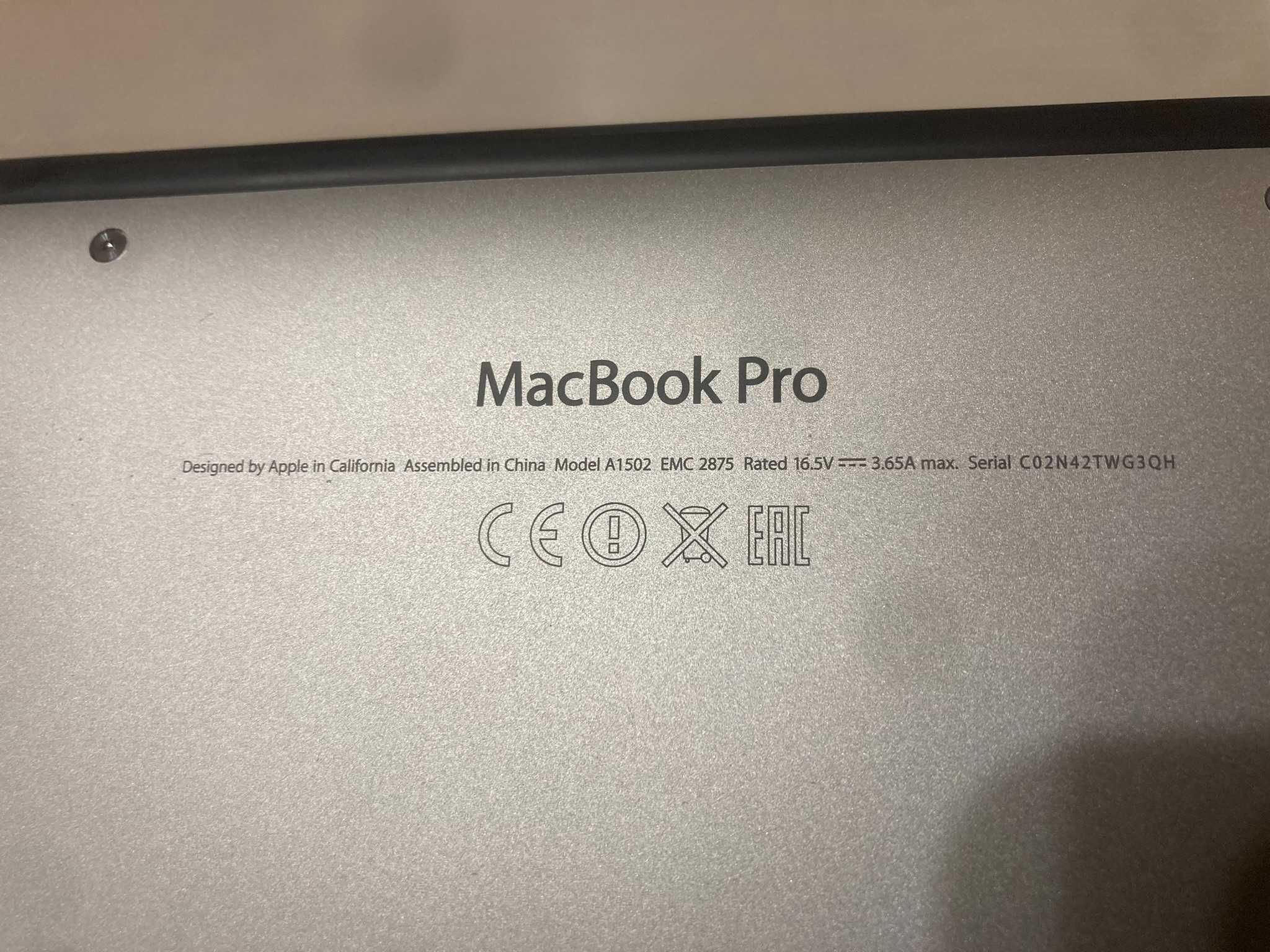Macbook Pro 13 mid 2014