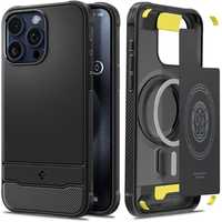 Кейс spigen rugged armor mag magsafe за iphone 15 pro matte black