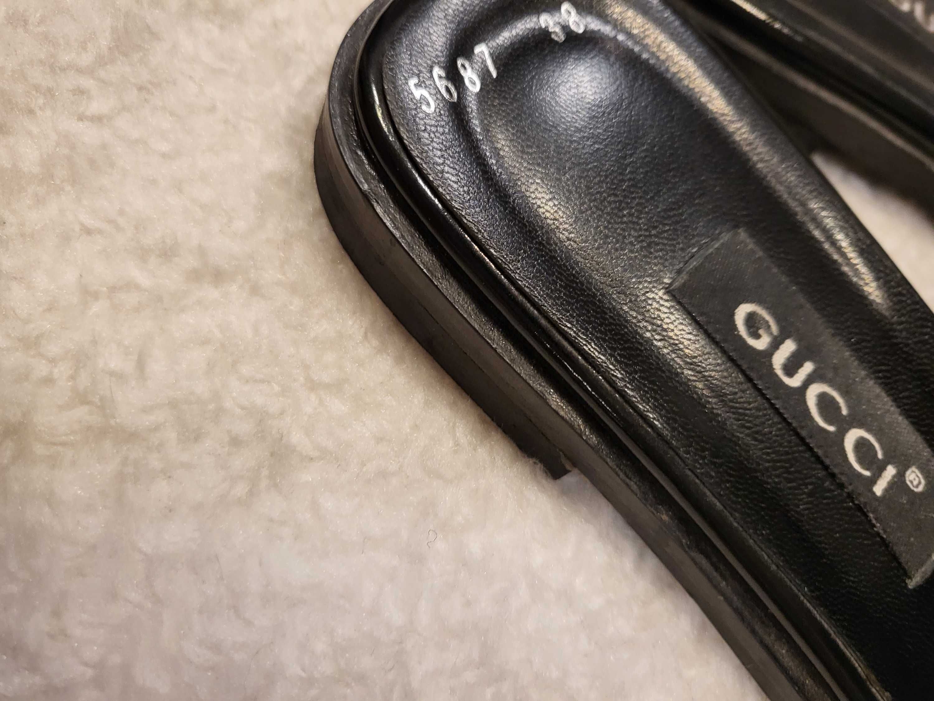Papuci Gucci piele naturala 100%, nr.38