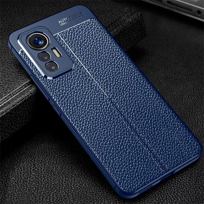 Xiaomi 15 / 12T Pro / 12 Lite / Лукс кейс гръб с кожена шарка