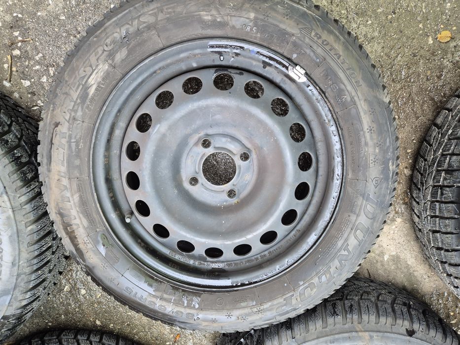 4бр стоманени джанти за Дачия докер/ 6ж Х15/ ет 40/ 4Х 100/