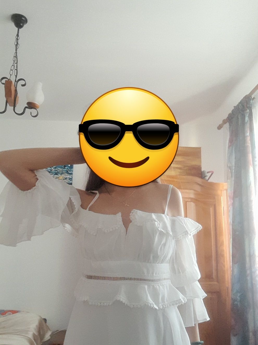 Rochie alba de mireasa sau ocazie marime S