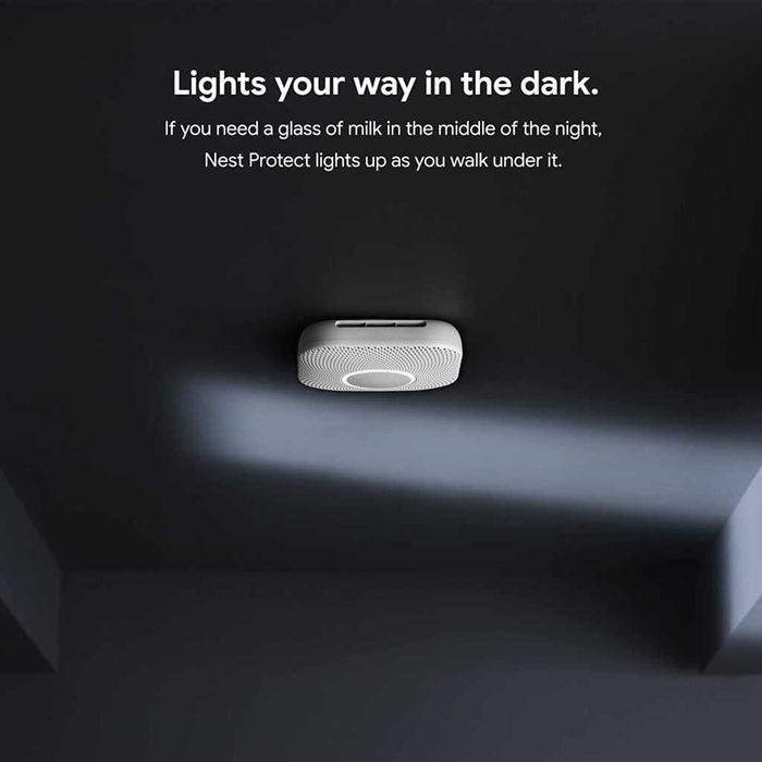 Senzor de CO & Fum Nest Protect,Google Nest,pe baterii,Wi-Fi ,sigilat