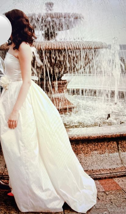 Свадебное платье из 100% шелка