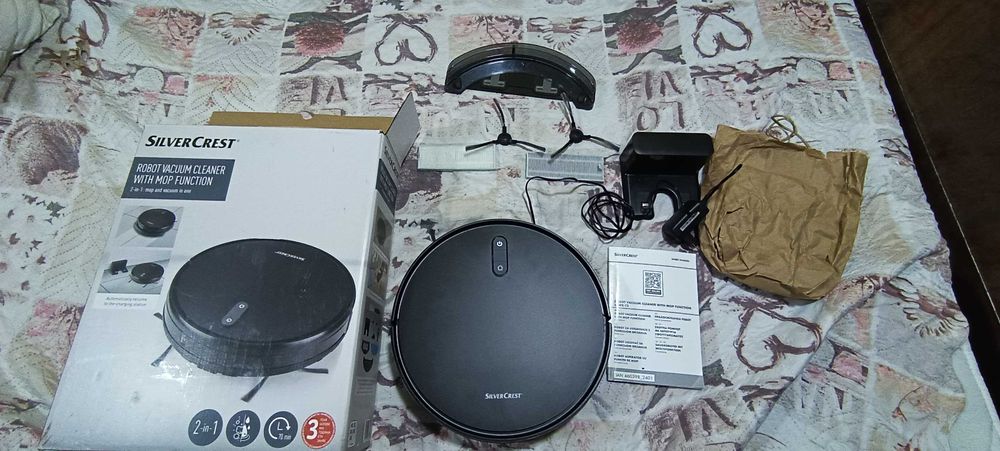 Прахосмукачка робот Silver Crest две в едно.